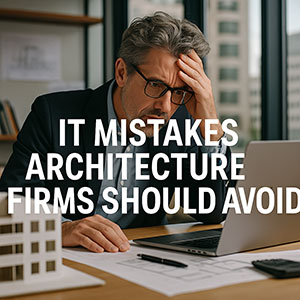 The Biggest IT & Cybersecurity Mistakes I See Architecture Firms Making in Salt Lake City