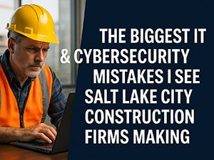The Biggest IT & Cybersecurity Mistakes I See Salt Lake City Construction Firms Making