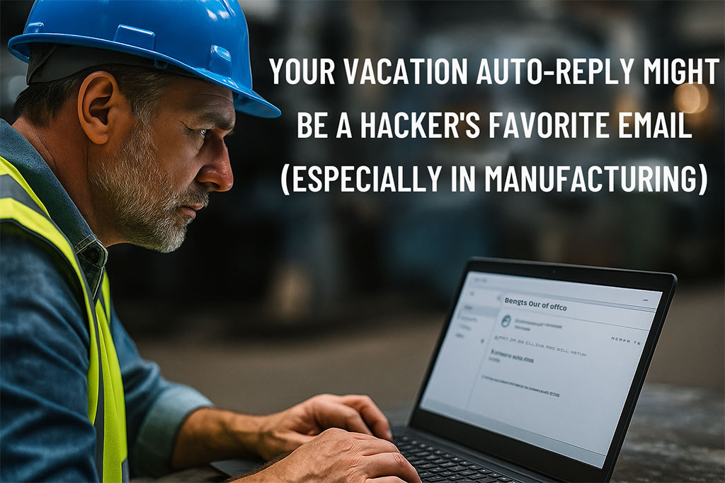 Your Vacation Auto-Reply Might Be a Hacker’s Favorite Email (Especially in Manufacturing)
