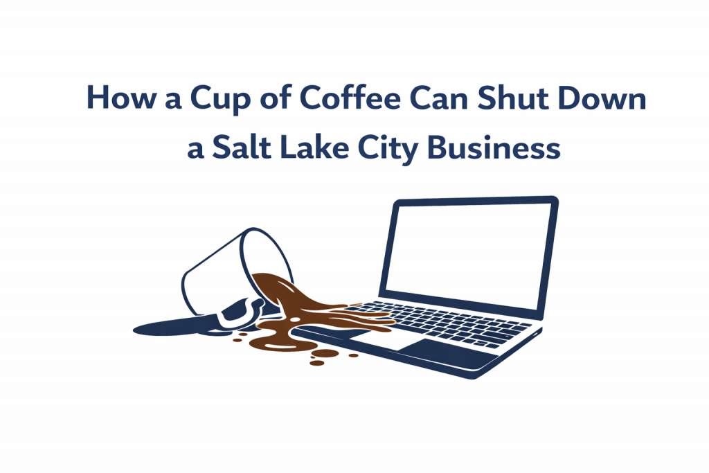 How a Cup of Coffee Can Shut Down a Salt Lake City Medical Practice (And Why Managed IT Services Matter More Than You Think)